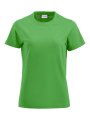 Dames T-shirt Clique Premium-T Appel Groen